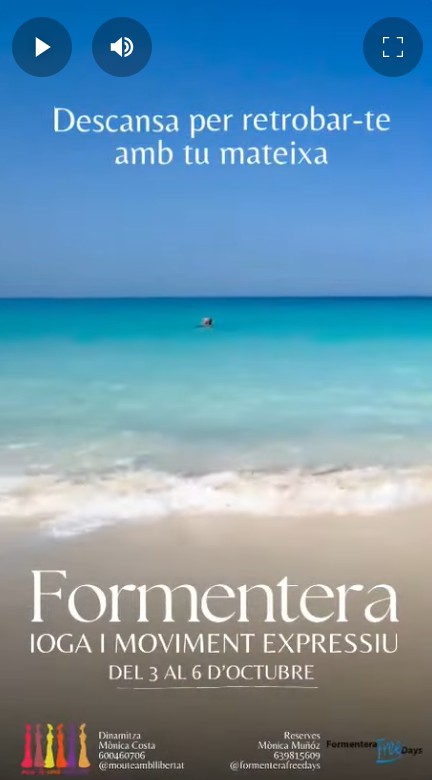 ¡Embárcate en una experiencia única de bienestar y autenticidad en el Retiro de Yoga y Movimiento Expresivo en la paradisíaca isla de Formentera!